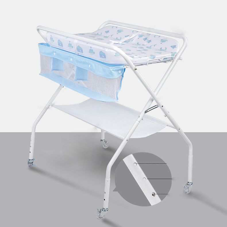 Portable Changing Table White Baby Changing Table with Shelf