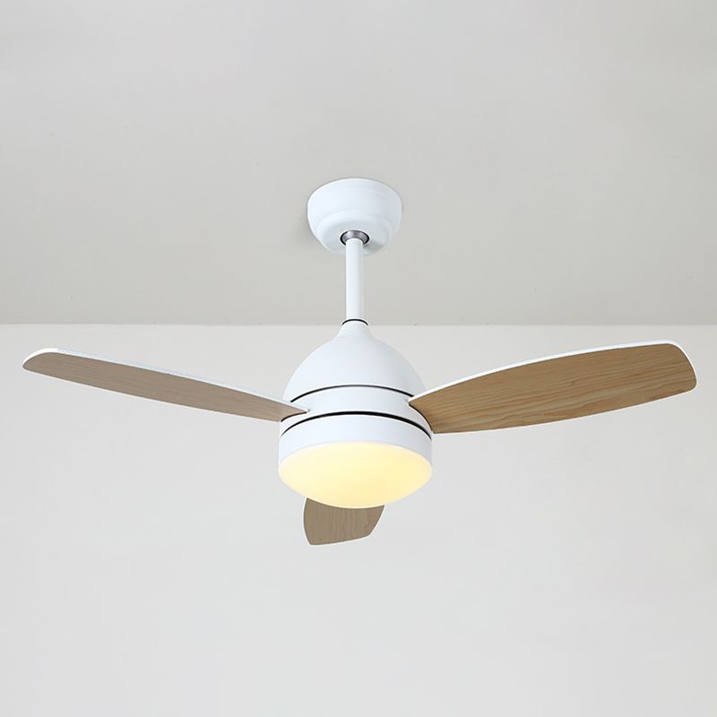 Metal Fan Shape Ceiling Fan Kid Style 1-Light Ceiling Fans Fixtures