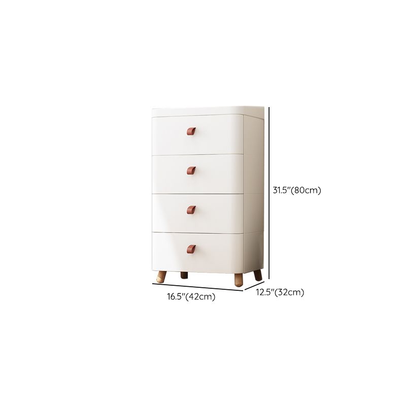 Scandinavian Kids Dressers White Dresser for Kids with Drawers