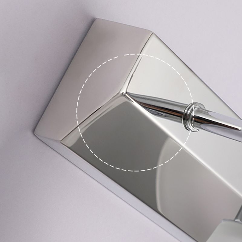 Modern Simple Makeup Mirror Light Nordic Bathroom Stainless Steel Mirror Lamp Fixture