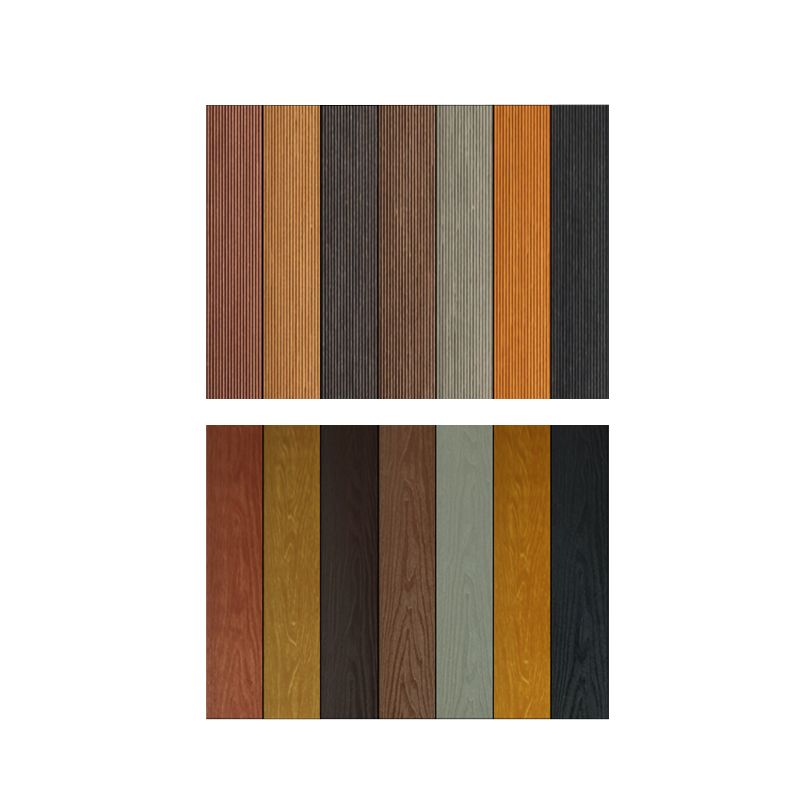 Nailed Decking Tiles  Composite 118" x 5.5" Deck Tile Kit Outdoor Patio