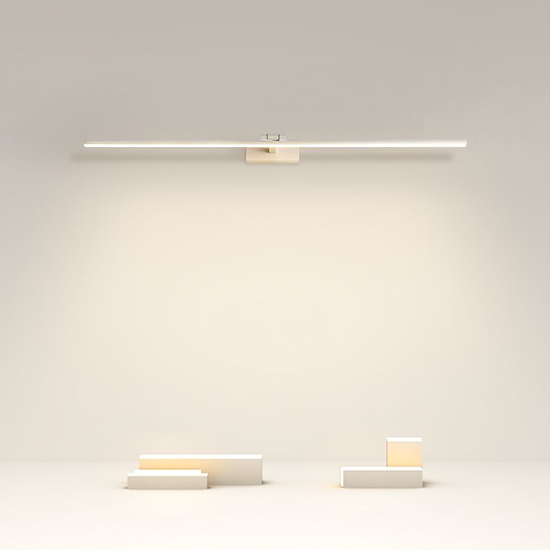 Moderne minimalistische LED -Wandleuchte Aluminium Lineare Wandlampe mit Silikonschatten