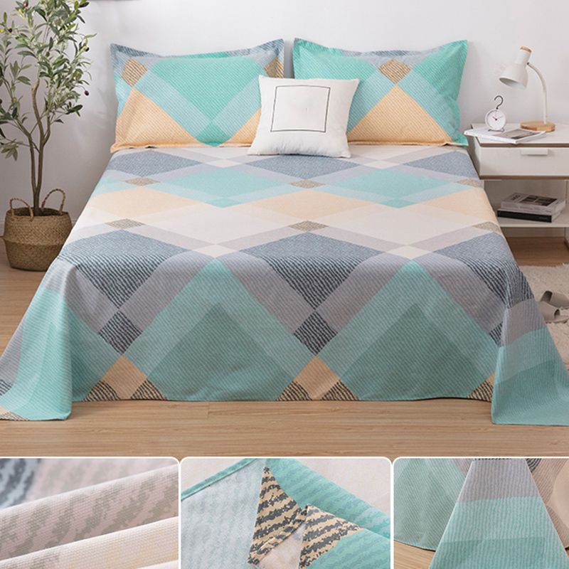 Cotton Pillowcase Bed Sheet Set Home Simple Bedroom Bed Sheet