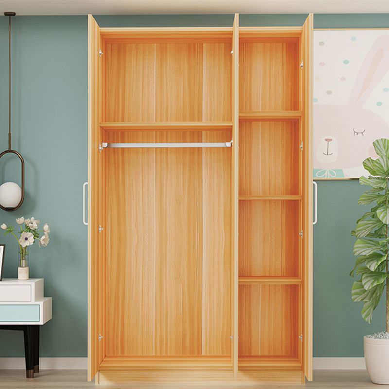 Contemporary Style Wardrobe Armoire Wood Wardrobe Cabinet With Doors