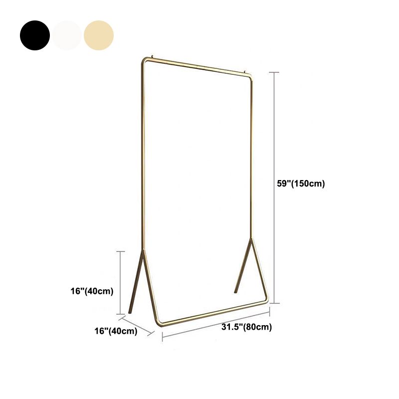 Contemporary Stand Coat Rack Entryway Living Room Coat Rack in Metal