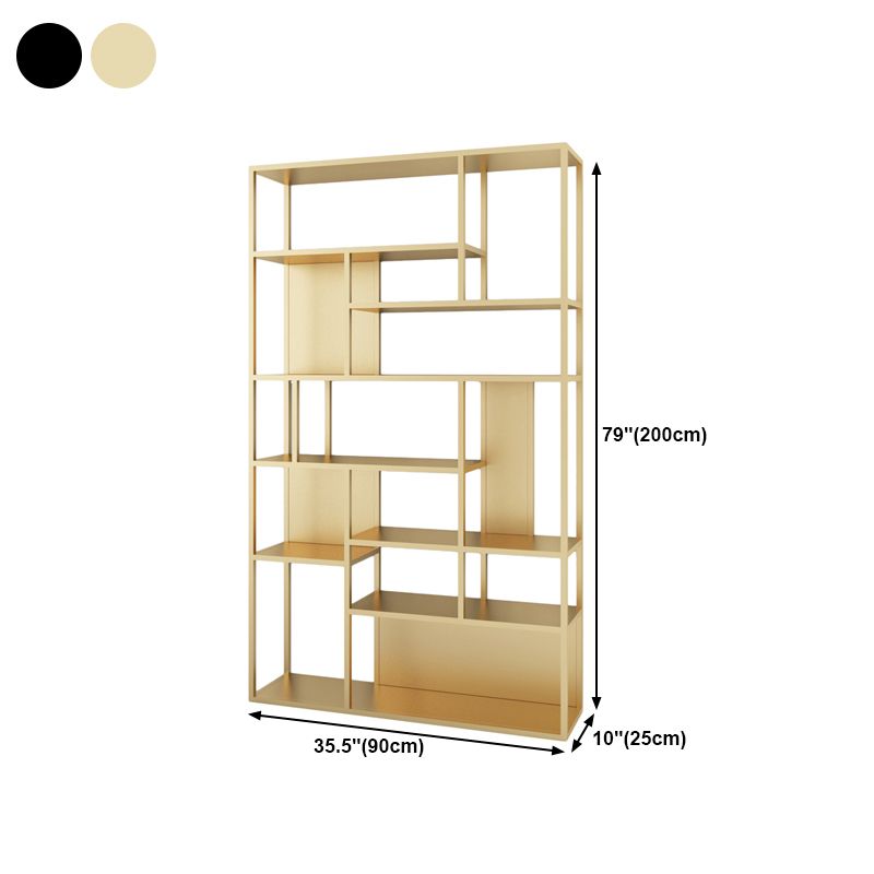 Libris d'étagère Metal de style moderne Open Etagere Shelf Bibliothèque pour le bureau