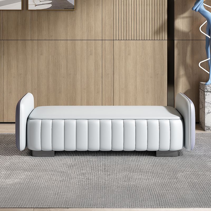 Bedroom Bench Modern Seating Bench with Upholstered , 19.5-inch Width