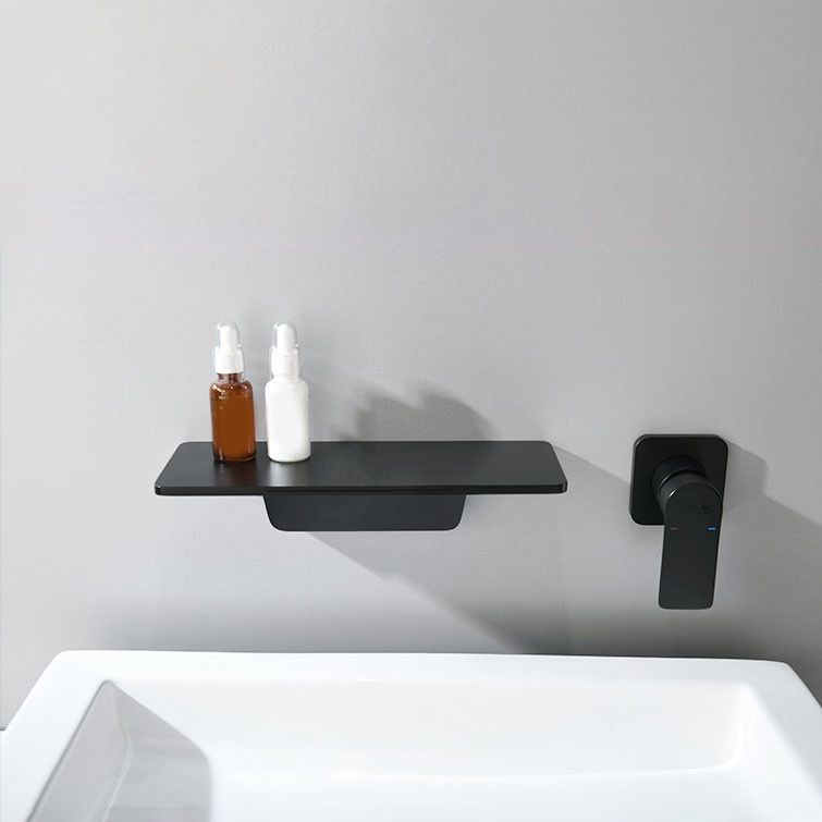 Modern Wall Mounted Bathroom Faucet Waterfall Spout Vessel Sink Faucet