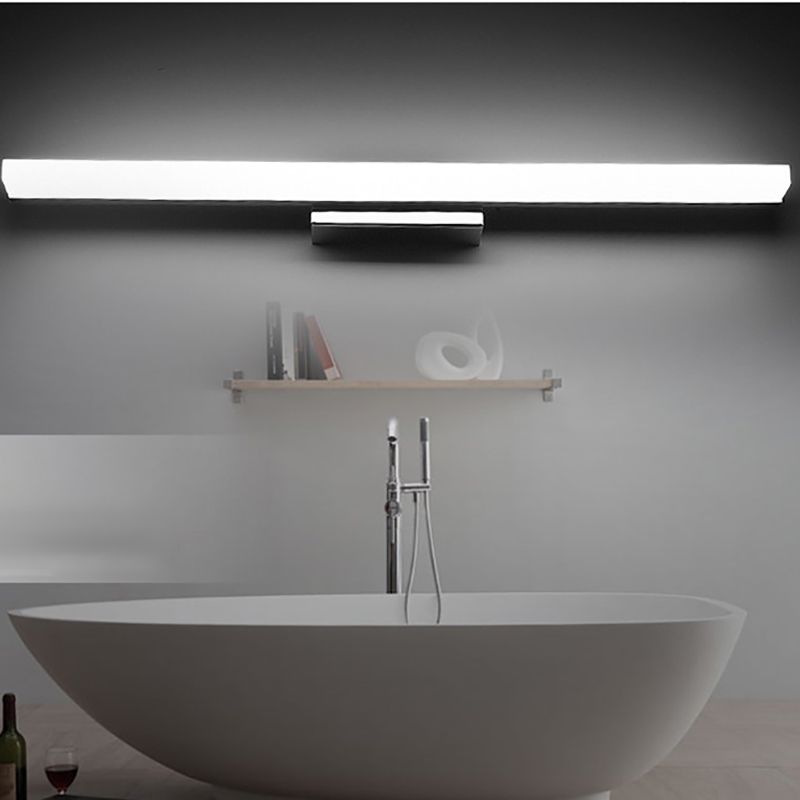 Modern Simple Style Metal Vanity Light Geometry Rectangle Led Vanity Lamp for Shower Room