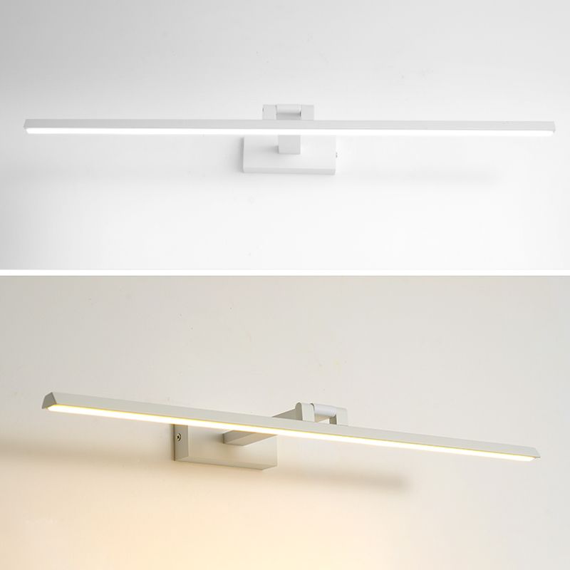 Modern Minimalist Style Linear Wall Mount Light Fixture Aluminum Wall Mounted Vanity Lights for Bathroom