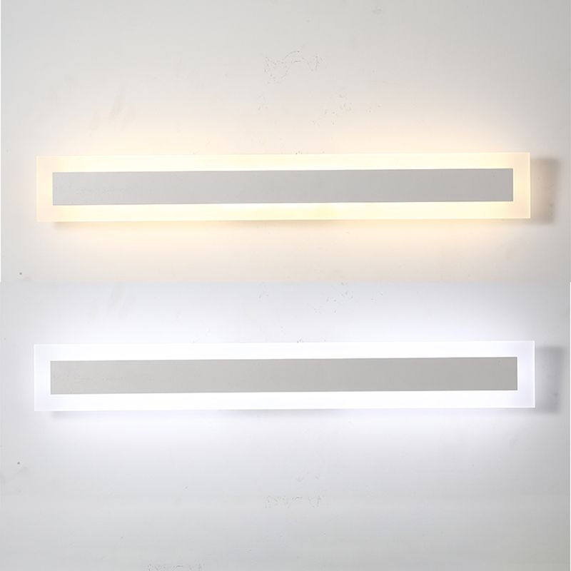 1 luces de pared de tocador lineal claro estilo moderno tocador de madera apliques de pared