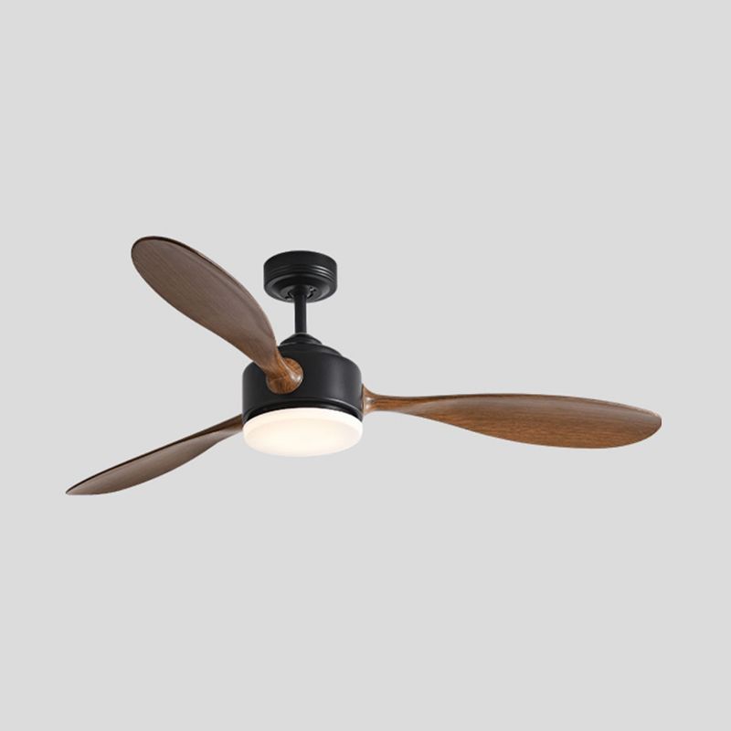 Contemporary LED Ceiling Fan 3-Blade Fan Lighting for Living Room