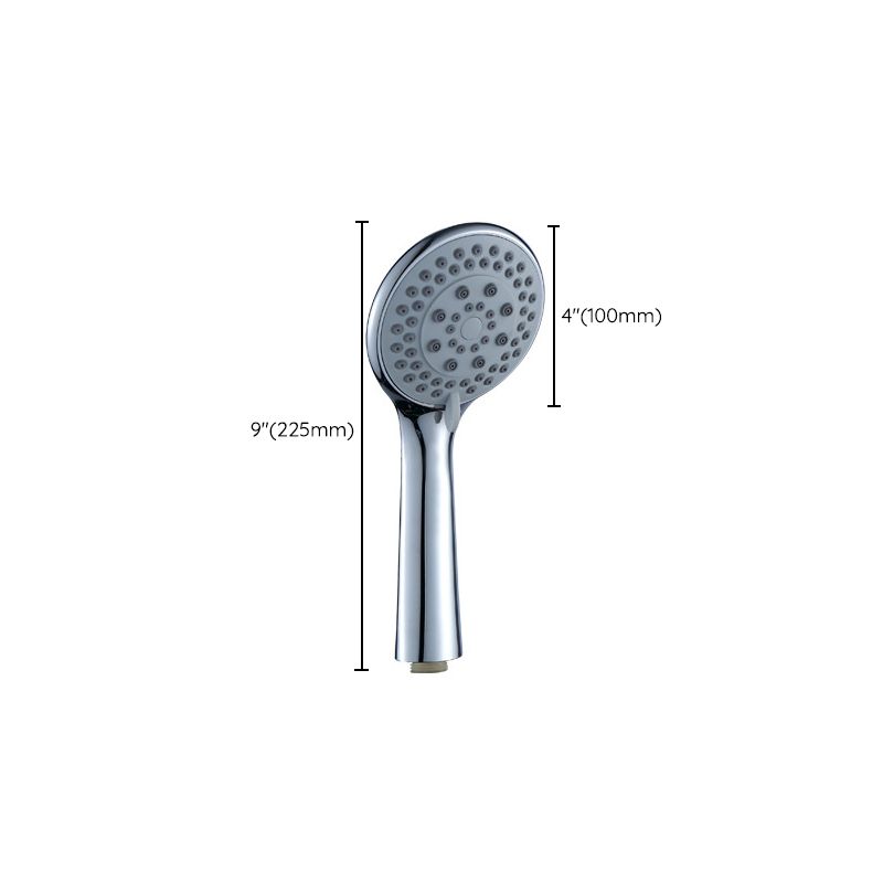 Modern Adjustable Shower Heads Round Metal Handheld Shower Head