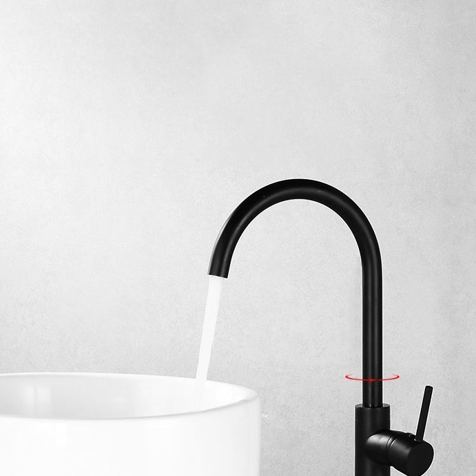 Modern Bathroom Faucet Pure Color Freestanding Bathroom Faucet