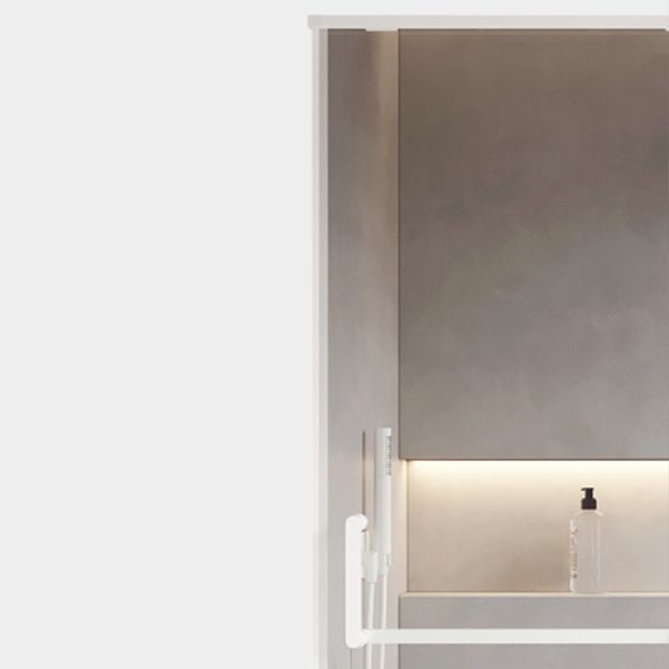 Semi Frameless Shower Bath Door Single Sliding Tempered Shower Doors