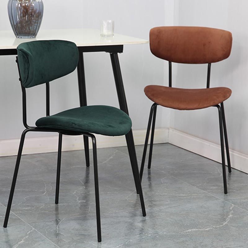 Open Back Side Chair Modern Style Dining Chair for Dining Room