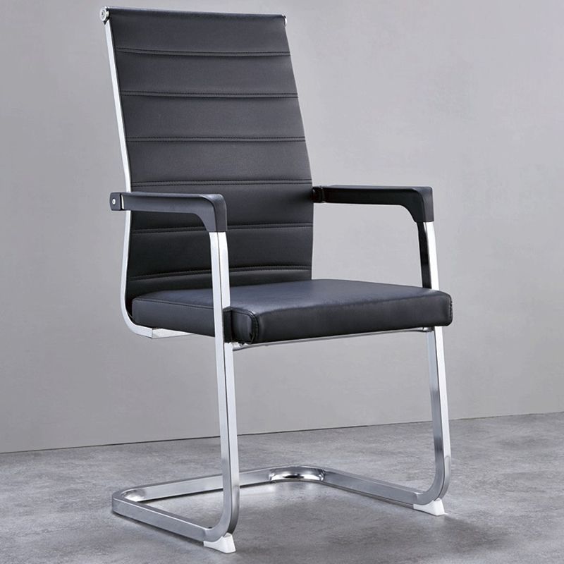 Modern Style Task Chair Ergonomic Office Chair with Fixed Arms