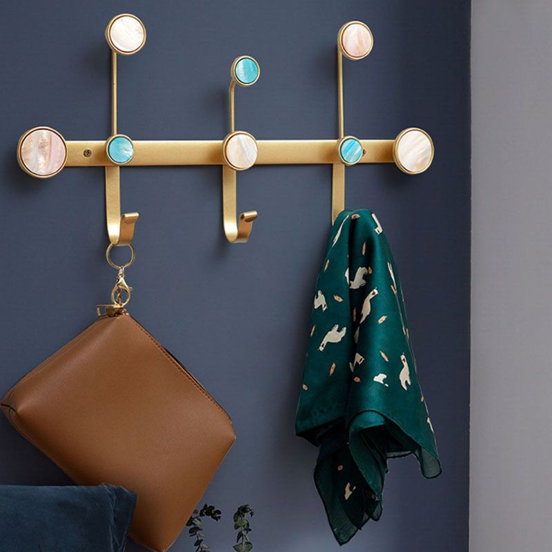 Metal Coat Rack Modern Style Simple Home Wall Hanging Coat Rack