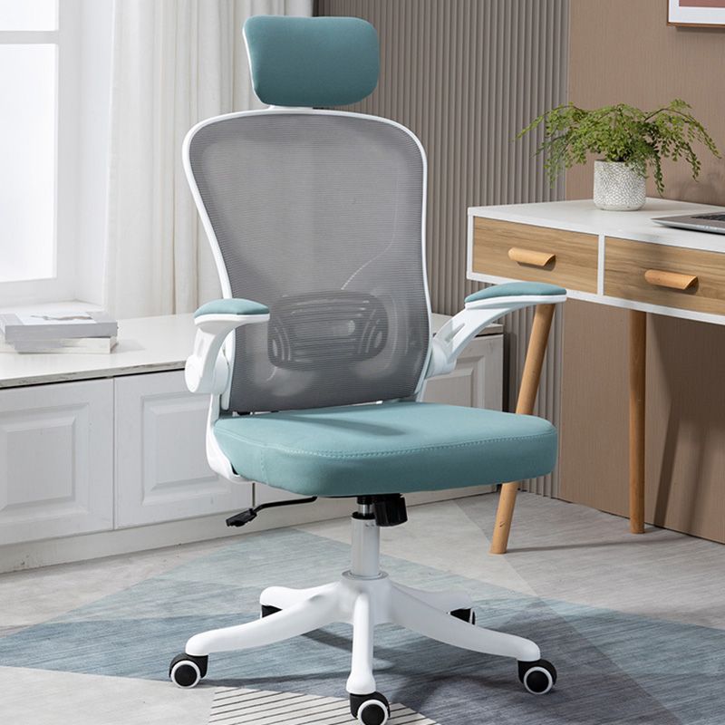 High / Mid Back Office Chair Grey Mesh Desk Chair with Wheels