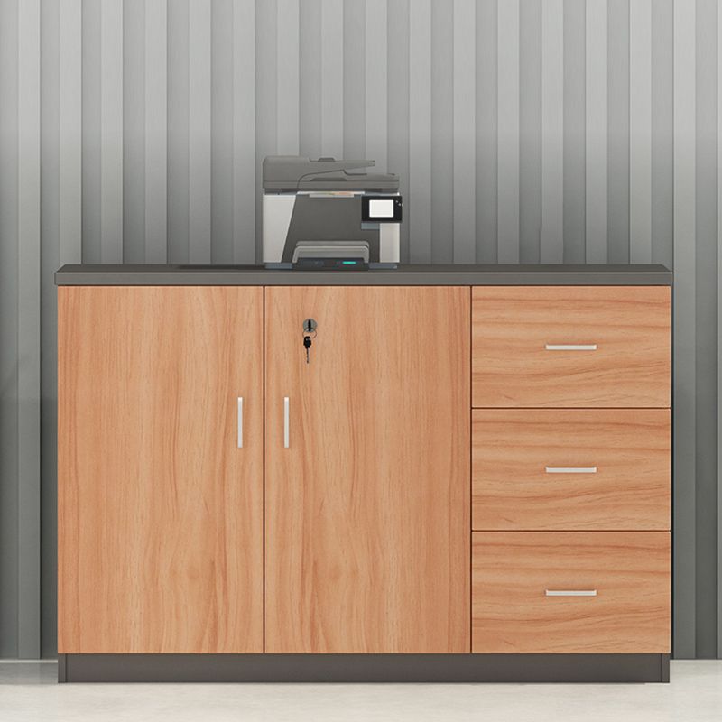 Modern Cabinet Wood Locking Drawers and Storage Lateral File Cabinet