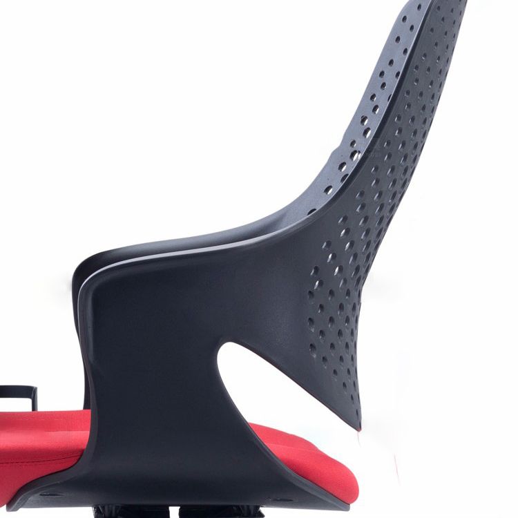 Modern No Distressing Conference Chair Plastic with Swivel  Wheels Chair