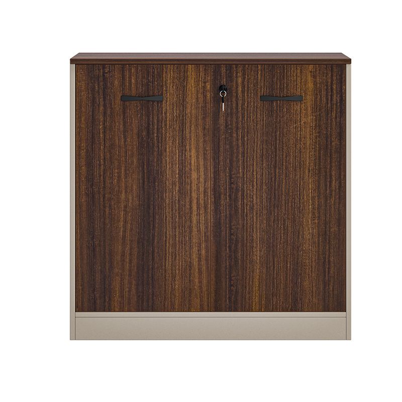 Modern File Cabinet Wood Key Lock Storage Filing Cabinet for Office