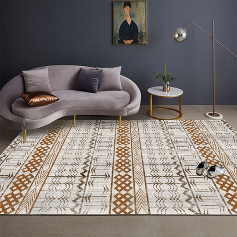 Kleurrijk Boheemse tapijt veelkleurig print tapijt wasbaar WASKOBBAAR NIET-SLIP ACHTER VANDENDE KLANK RESDANT TRAG VOOR LIDE ROOM