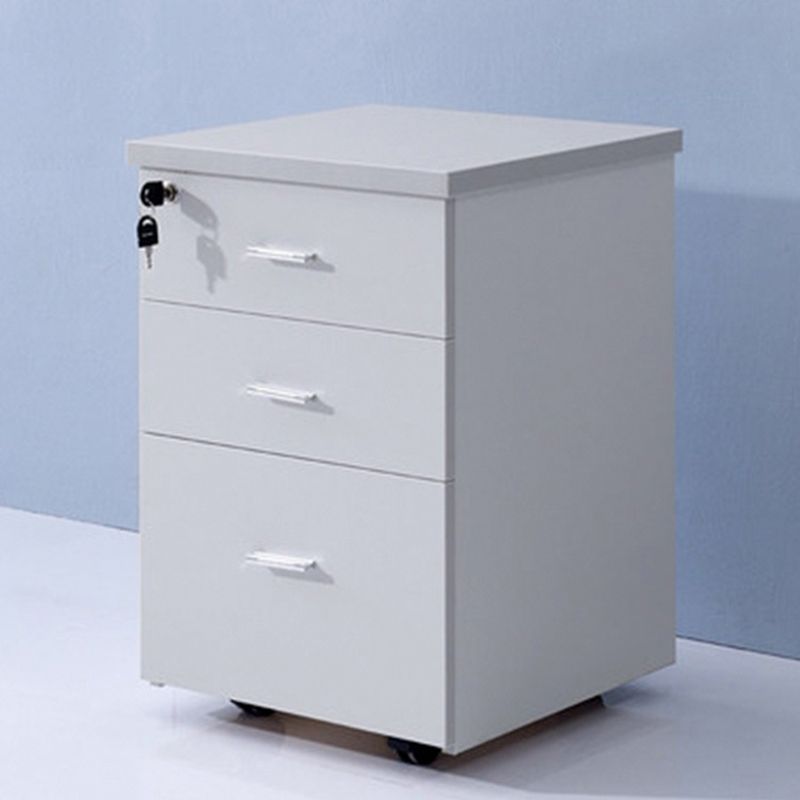 Contemporary Vertical Filing Cabinet Wood Filing Cabinet on Wheels