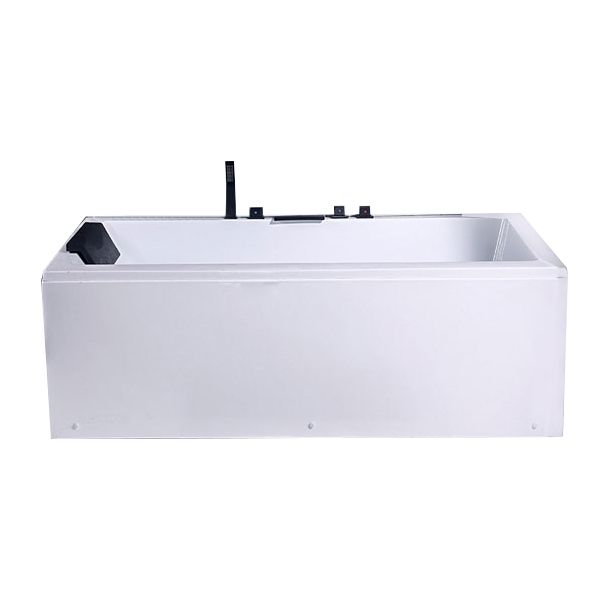 Freestanding Antique Finish Soaking Bath Rectangular Modern Bath Tub