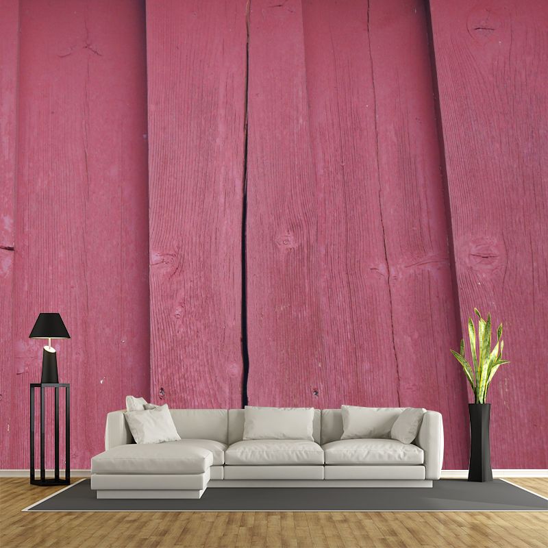 Wood Grain Mural Contemporary Home Decor for Sitting Room, Water Resistant
