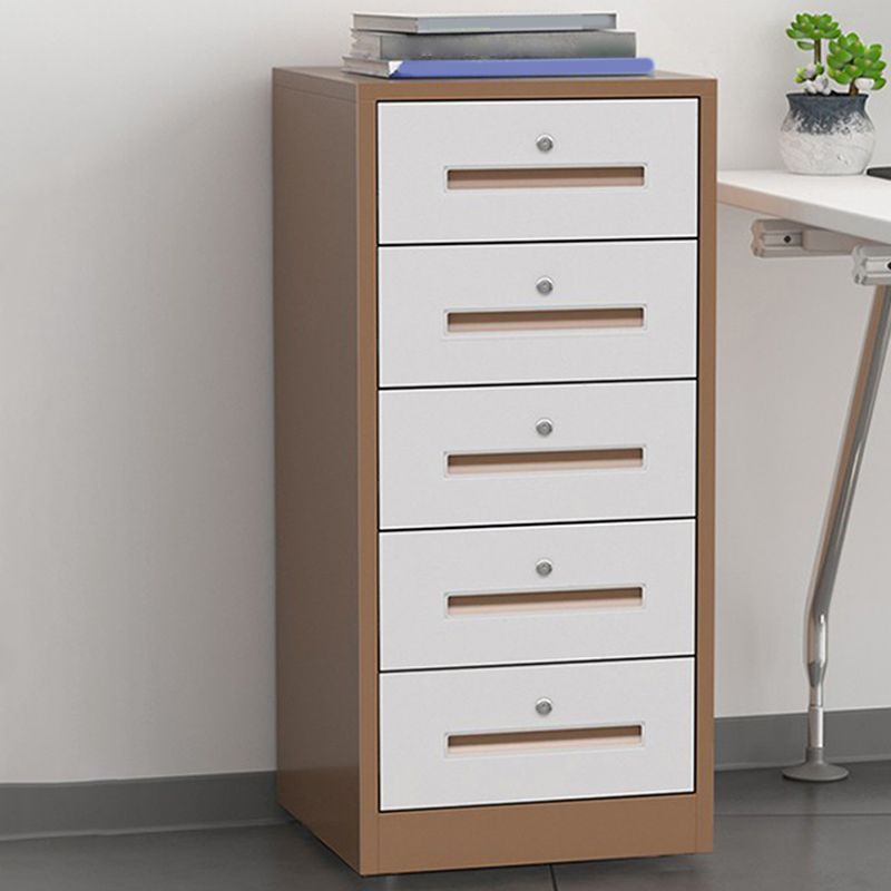 Steel Filing Cabinet Vertical File Cabinet with Lock and Storage