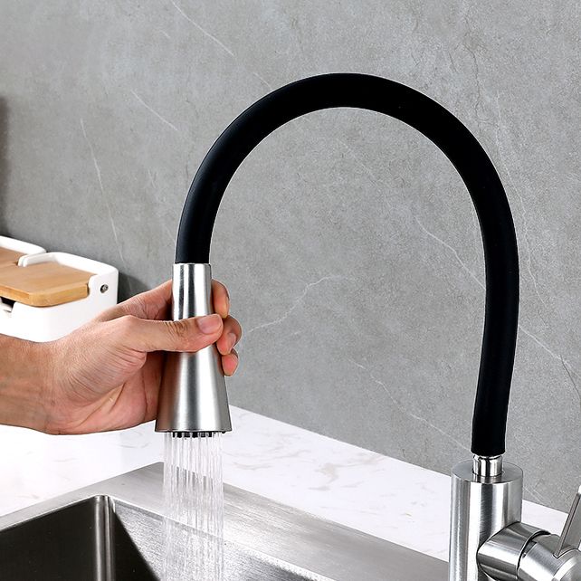 Modern Universal Tube Water Filler One Handle High Arch Kitchen Faucet