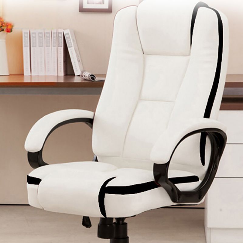 Modern Padded Arms Managers Chair Height-adjustable Executive Chair with Wheels for Office