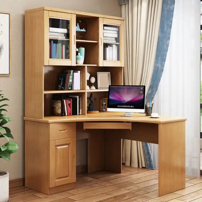 Modern Office Desk Solid Wood Computer Desk for Home Bedroom