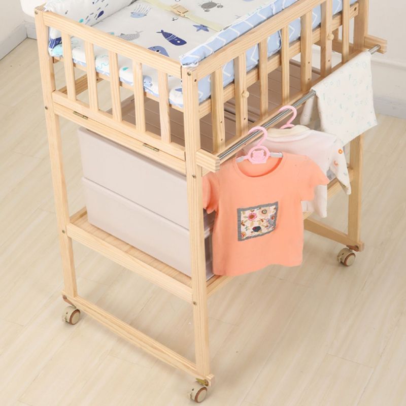 Wooden Baby Changing Table Changing Table with Storage Changing Table