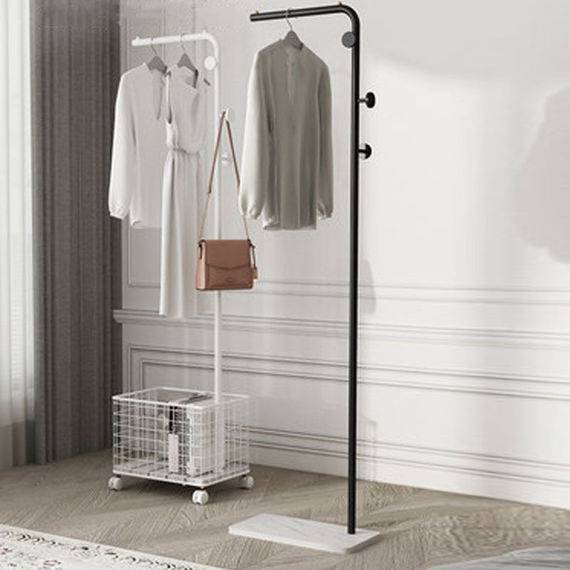 Glam Coat Rack Metal Hooks Shelving No Distressing Free Standing Entry Coat Hanger