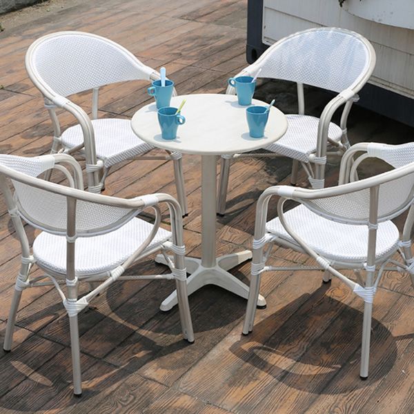 Contemporary Water Resistant Dining Table 2-Seater Patio Table