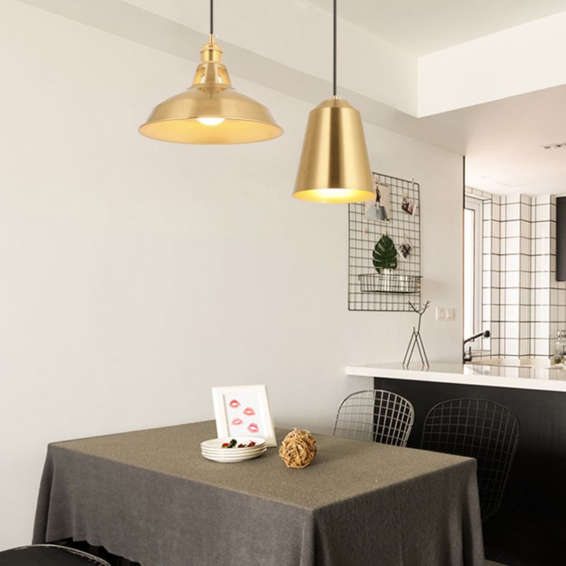 Industrial Hanging Light Metal Shade Pendant Lighting Fixture for Sitting Room