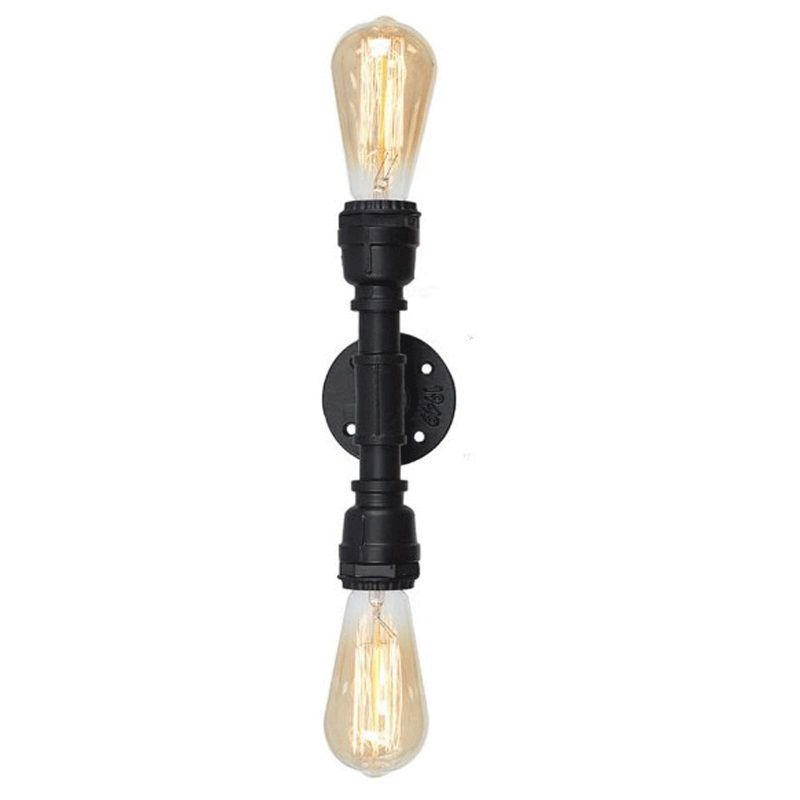 2 Light Unique Shape Wall Mount Light Fixture Industrial Sconce Lamp for Wash Room