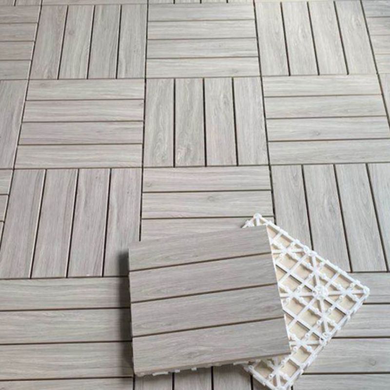 Modern Style Wood Flooring Non-slip Rectangle Outdoor Wood Flooring