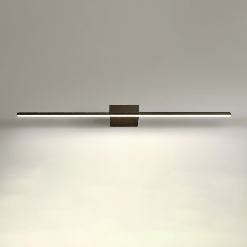 Modern Minimalist Linear Wall Mounted Vanity Lights Aluminum Vanity Wall Light Fixtures for Bathroom