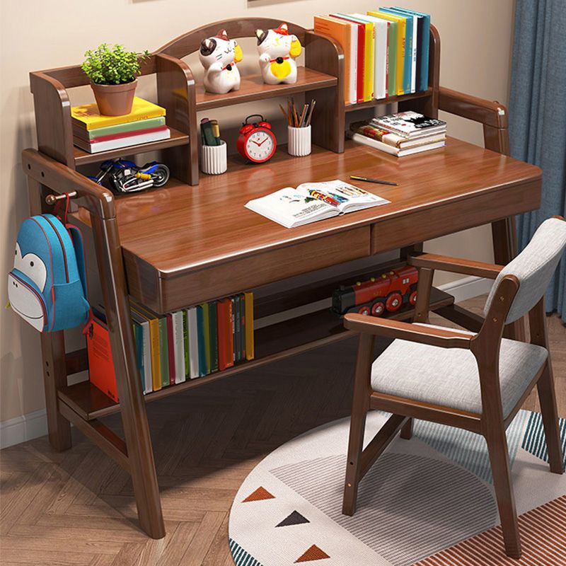 Writing Desk Adjustable Kids Desk and Chair 23.6" Desk with Drawer Kids Desk