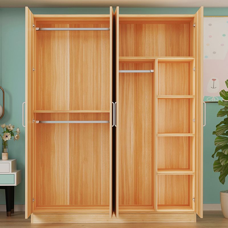 Contemporary Style Wardrobe Armoire Wood Wardrobe Cabinet With Doors