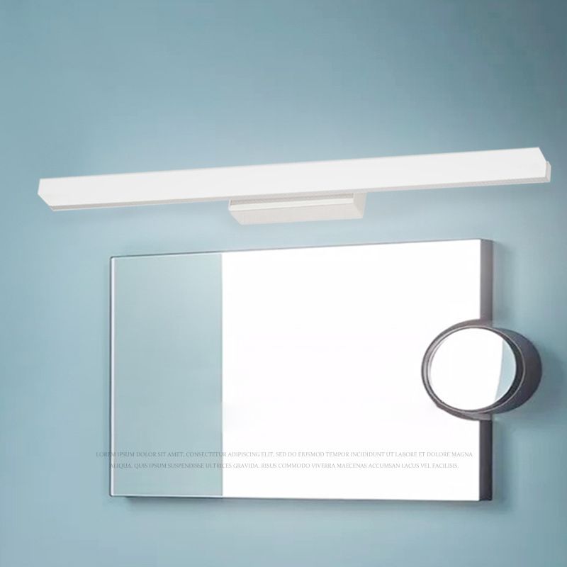 Luz ajustable Minimalismo moderno Tocador de baño Luz lineal LED LEDLIC LUCHENES EN CROME