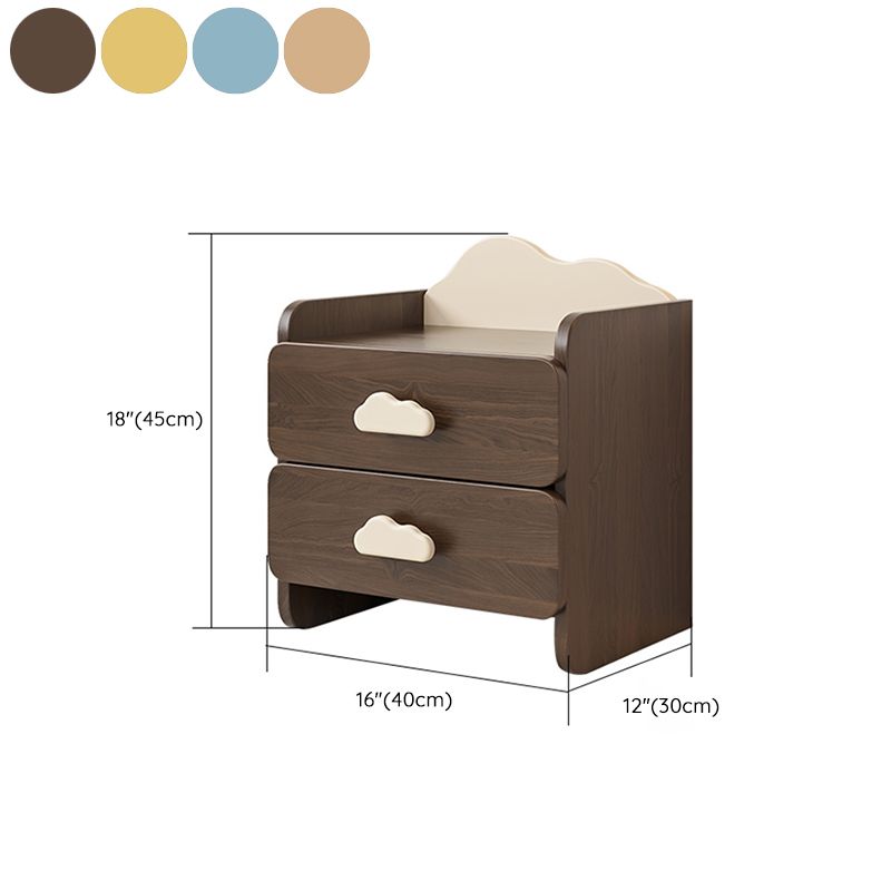 Wooden Bedside Table for Nursery Solid Wood Bedside Table for Nursery