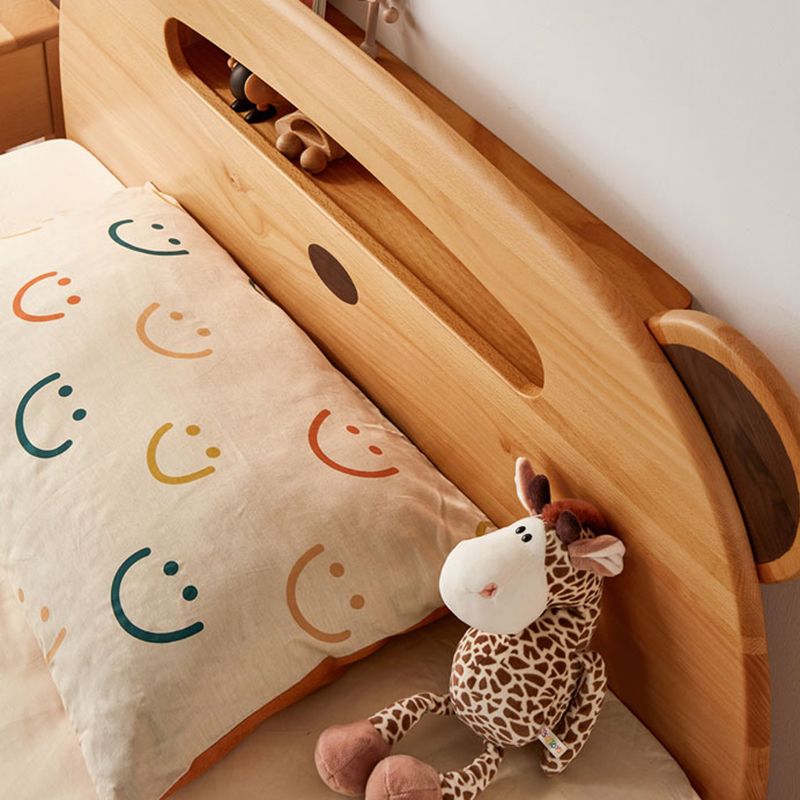 No Theme Standard Bed Modern Solid Wood Kids Bed with Headboard