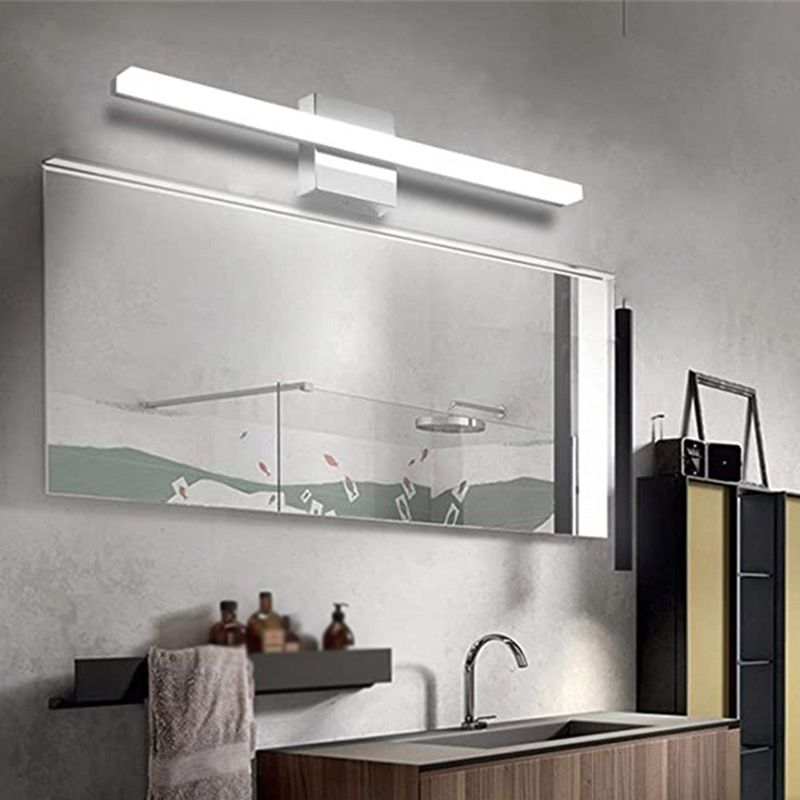 Modernism Bath Bar Vanity Lighting LED Silver Light for Bathroom