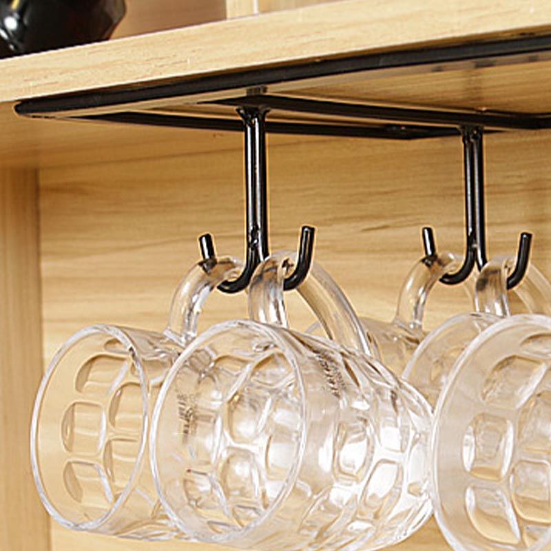 Metal Hanging Glass & Stemware Holder Modern Wine Glass Rack