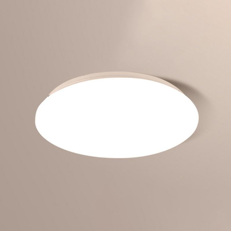 1 Light Circular Flush Mount Simplicity Metal Ceiling Lighting