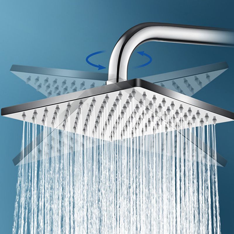 304 Stainless Steel Shower Head Standard Spray Pattern Large Shower Head